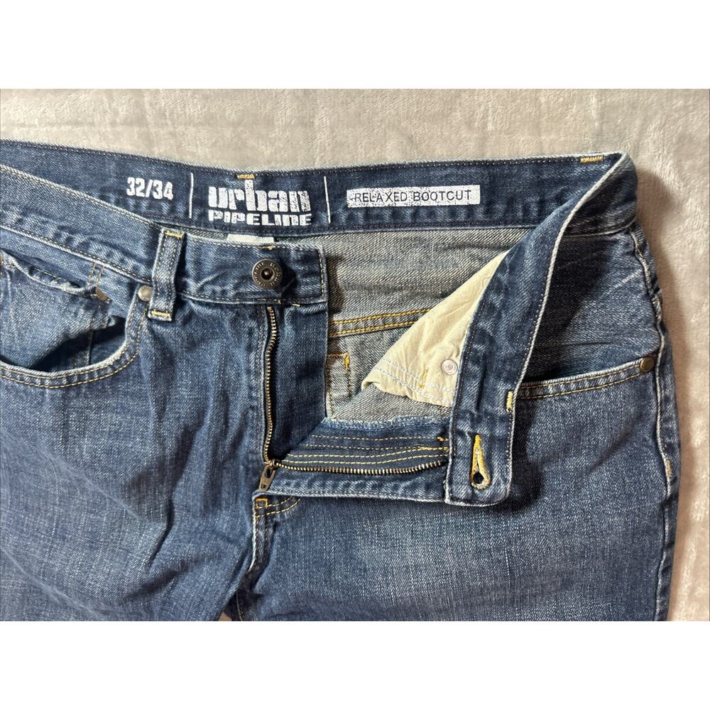 Urban Pipeline Men's Bootcut Jeans in Deep Blue - Picture 3 of 9